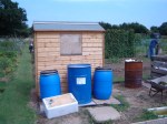 My trusty shed with water butts